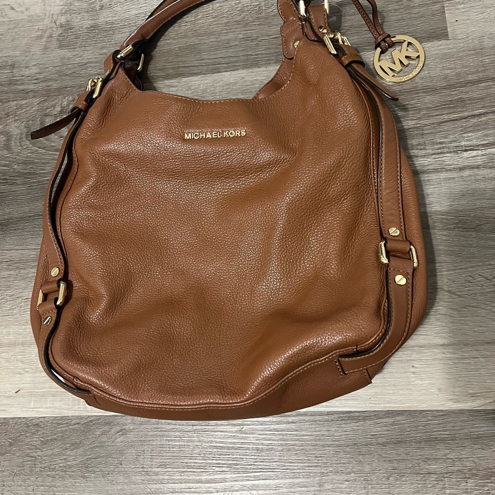 Michael Kors designer purse brown leather